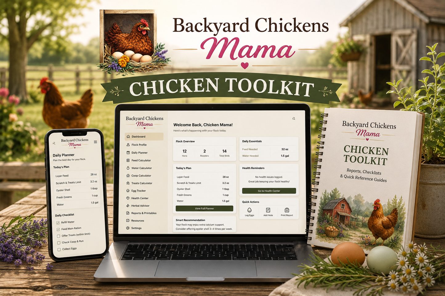 Backyard Chickens Mama Chicken Toolkit